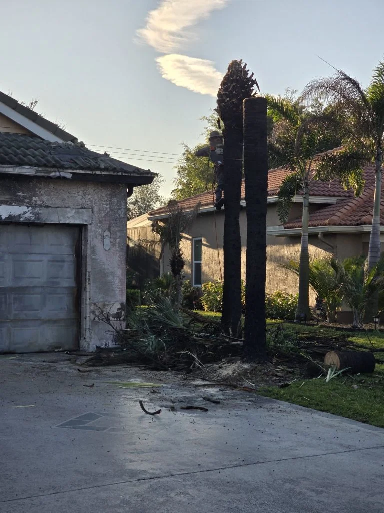 Fire damage restoration job site South Florida